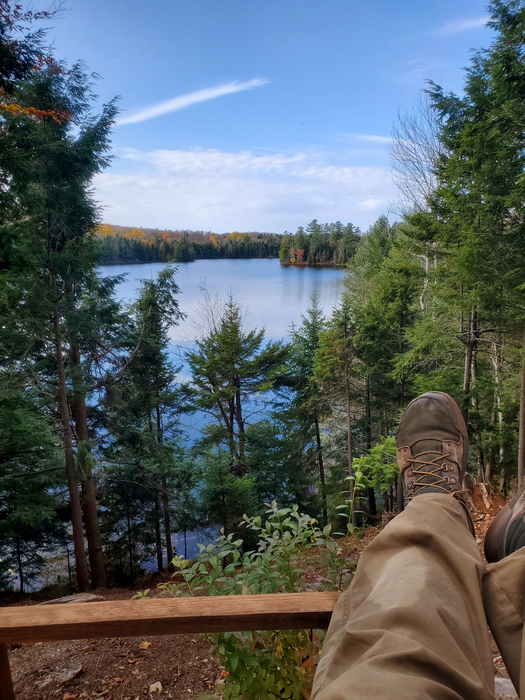 View of the watershed from the observation post